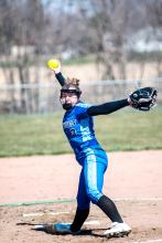 Regan Rasmussen pitches for the Huskies. Photos by Peterman Sports Photography times1reporter@gmail.com