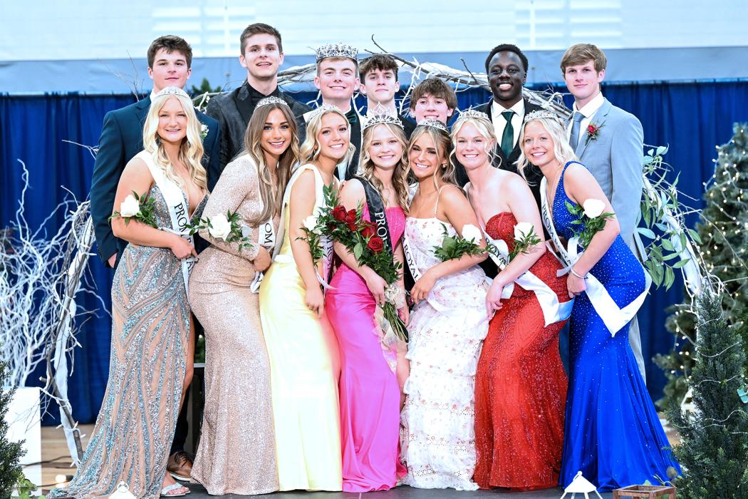 Dakota Valley’s 2024 prom for juniors, seniors and their dates was held on Saturday, April 13. There was a grand march in the DVHS gym at 8 p.m.