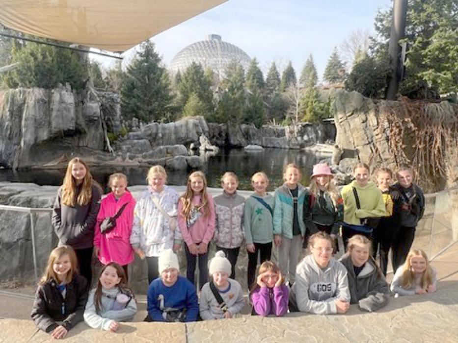 Troop 196 and 161 include, from front, Kella Heirigs, Kaylee Hertel, Ava Limoges, Penny Bottger, Piper Attema, Linley Norris, Avery Prouty and Kelsey Finley; and back, Layla Beringer, Emmersyn Hayes, Anna Sellers, Leah Christensen, Lili Kappenman, Mya Fetterman, Anna Kappenman, Annabelle Rise, Kaia Irlbeck, Johannah Miller and Emma Sellers. Submitted photo