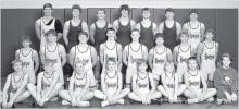 The 2022-23 Huskies for the Wrestling team are, front from left, Luke Swatek, Cody Robinson, Trey VanderWeerdt, Brody VanRoekel, Bode Fennel, Beckett Fennel, Spencer Marx and Austin Clercx; middle, Owen Rigg, Charlie Suing, Keaton Hinds, Hayes Johnson, Caleb Heuertz, Gunner Ewing, Levi Hanson and Mason Marx; and back, Grayson Jacobs, Noah McDermott, Lucas Hueser, Gavin Jacobs, Ben Swatek, Noah Thooft and Keaton Gale. Photo by Peterman Sports Photography • stevepeterman5@gmail.com