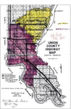 In pink is the current Elk Point Fire District. The Ambulance board would like to create an Ambulance District which would have the same boundaries as the fire district. Submitted rendering