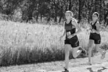 Alex McCullough took 4th place and Sophia Redler 5th place at Dakota Valley’s home cross country meet. Photo by Kelly Riibe • times2reporter@gmail.com