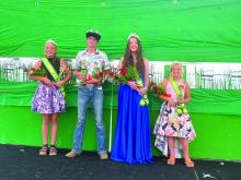 This year’s fair queen was Zoey Heeren, Fair King Harbor Renken, Young Junior Miss was Elise Bovill and Laney Day was this year’s Little Miss Princess. Submitted photo