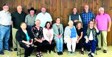 The Jefferson Class of 1972 held their 50th reunion Sept. 24. Class members in attendance were, front from left, Muff (McKelvey) Sayler, Janet (Trudeau) Rigg, Jana (Cote) Foltz, Barb (McGuire) Shadbolt, Brenda (LaFleur) Koerner, Dawn (Bertrand) Heaton and Carol (Ballinger) Searls; and back, Bill Mulder, Steve Allard, Steve Noll, Dave Oberg, David Allard, Bill Lulf and Brian Wilcox. Submitted photo