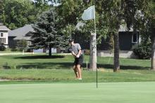 Dylan Lukken took 20th place with a score of 86 at the DAK-12 Conference meet in Vermillion. Submitted photo