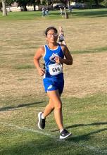 Nikki Norby ran in the girls JV race in Canton. Submitted photo