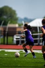 Tyra Yi scored a goal against Belle Fourche Saturday, Aug. 27. Photo by Peterman Sports Photography • photoman@iw.net