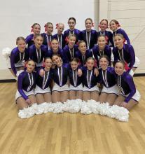 The Dakota Valley Dance team were named grand champions at the Platte-Geddes Competition Oct. 15. Now they’re off to Watertown to complete in the state competition Oct. 21. Submitted photo