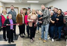 Maddie Shanks, owner of The Hair Salon, hosted a Holiday Open House Nov. 17. The Elk Point Chamber and City of Elk Point held a ribbon cutting, welcoming the new business to the community. The Hair Salon is located at 101 N. Green St., Ste. E. Submitted photo