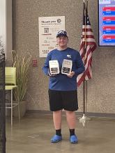 Caden Dial qualified for the VEX State Robotics Championship in Rapid City in February, 2023. Submitted photo