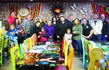 The City of Elk Point and the Elk Point Chamber held a ribbon cutting for Blue Tequila’s grand opening Dec. 6. Pictured are chamber and community members and city employees. Photo by Beth Sherard-Hutcheson • times1reporter@gmail.com