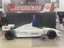 The brick trophy signifies The Yard of Bricks – A 36-inch strip of the original bricks was kept intact at the start/finish line Indianapolis Motor Speedway where it remains today as the fabled Yard of Bricks.