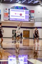 Cody Morse puts up a shot with a few seconds left in the game. Photo by Peterman Sports Photography stevepeterman5@gmail.com