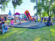 Residents of Jefferson are banning together to raise money for new park equipment at Tower Park. People can donate via monetary donations or through TAGG online. Photo courtesy of Nicki Werner