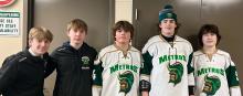 Metro athletes from Dakota Valley include from left, Jax Trosper, Zach Brannan, Noah Graham, Grant Harder and Blaze Bauer. Submitted photo