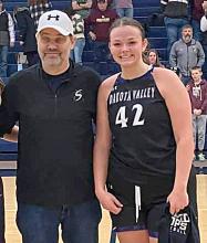Ella Reifenrath was named Player of the Game against Milbank Jan. 28. She had a career high of 19 points, shooting 100 percent from the charity stripe.  Photo Submitted