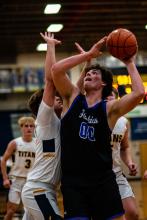 Chace Fornia goes up strong against Tea Area Feb. 17. Photo by Peterman Sports Photography stevepeterman5@gmail.com