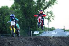 Kyler Lemrick is a second grade student at Elk Point-Jefferson and will be participating in a national supercross event March 11. Submitted photo