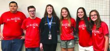Every year, Rita Ahmann buys some of her students a quadratic formula T-shirts. Along with the T-shirt, Ahmann has a quadratic formula song. Ahmann is in her 46th year of teaching at Elk Point-Jefferson. Submitted photo