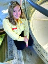 Dakota Valley Senior Lexi Squier served as a Senate Page during the South Dakota 2023 Legislative session. Submitted photos