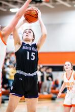 Cameryn Sommervold had 13 points against Lennox Feb. 24. Photo by Steve Peterman stevepeterman5@gmail.com
