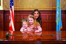 The daughters of Andrew and Erin Nilges, Zoey and Hailey, were invited to the bill signing for HB 1175 with Governor Kristi Noem. The bill updated references to the Governor, Lieutenant Governor and others from him/his/he to the Governor, and so on. “They had a great event/signing which I thought was quite empowering for girls like mine,” Andrew said. Submitted photo