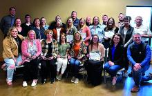 Awards Night for the Elk Point-Jefferson School District staff was held April 28. Many educators, administrators and staff members of the district received awards for their dedication throughout the years. Submitted photo