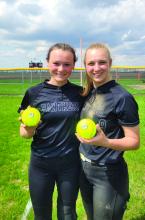 Madelyn Munch and Logan Miller each had an out of the park homerun on Saturday, May 6 versus Flandreau. Photo by Kelly Riibe times2reporter@gmail.com