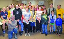 St. Paul Lutheran members gathered to clean up SD Hwy 11. Pictured are, from left, Deanna Langle, Elijah Graves, Naomi Graves, Rachel Graves, Wade Langle, Carter Langle, Bentlee Kollbaum, Jan Bennett, Scott Bennett, Donna Mau, Angie Langle, Abraham Graves, Monika Knutson, Char Schaefer, Kim George, Elaine Hanson, Gerald Hanson, Kari Ostrem, Bryan Ledgerwood, Reagan Ledgerwood, Ty Ledgerwood and Dave Johnson. Glenn Ledgerwood is not pictured. Submitted photo