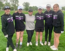 The Dakota Valley girls golf team brought home a 4th place finish and some individual medals. Pictured, from left, are Addicyn Sailor, Jacee Squier, Lexi Squier, Claire Wiebelhaus, Katie Betsworth and Peyton Carlson. Submitted photo