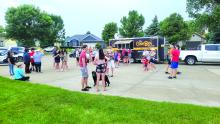 Many residents of Dakota Dunes went to the Prairie Park on Sunday, June 4 for “Food Trucks in the Park”. Photo by Kelly Riibe • times2reporter@gmail.com