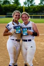 Junior Avry Trotter and Senior Emma Wiese were named to the All-Tournament team. Photo by Peterman Sports Photography stevepeterman5@gmail.com