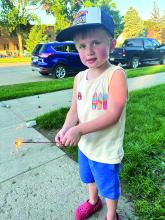 Ryker Anderson enjoyed celebrating Independence Day with his parents and other family members in Jefferson. Despite rainy weather on July 4, they were able to light off fireworks throughout the weekend. Submitted photo