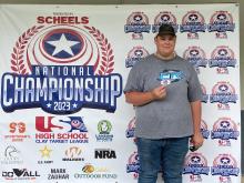 Kale Kriese, a student at Dakota Valley, participated in this year’s USA High School Clay Target League National Championship July 5-10. He placed 103rd and advanced to the second round where he placed 324th.