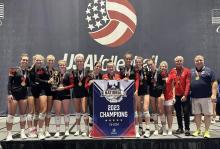 MVP United 16 Red athletes include Bailey Boeve (Hinton), Kinslee Walrod (SC North), Addie Kleis (DV), Maddy Jackson (SC East), Ava Lloyd (SC North), Ireland Jackson (SC North), Maliyah Hacker (Bishop Heelan), Hollie Peterson (SC East), Jadyn Hofmeyer (Unity) and Claire Munch (DV). 16 Red is coached by Rick Pruett, Melissa Smith and Kam Smith. Submitted photo