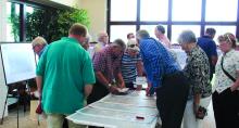 Residents of North Sioux City and Dakota Dunes gathered at a public open house sponsored by the South Dakota Department of Transportation to listen to presentation I-29. DOT employees were on hand to answer any questions residents had on the upcoming projects. Photos by Beth Hutcheson • times1reporter@gmail.com