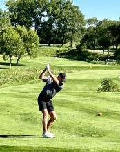 Dylan Lukken shot an 80 to tie for 7th place at the Madison Invite. Submitted photo