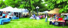 A vendor fair and car show were held in North Sioux City on Aug. 5. People were able to spend the day from 9 a.m. to 2 p.m. in Centennial Park, browsing various vendor tables, cars and motorcycles. Next year’s vendor fair and car show is being planned for June 22.  Photo courtesy of Bradley Green