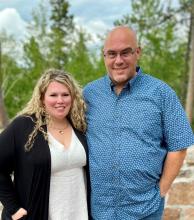 Rick Andrus is the new pastor of Elk Point United Parish. He is pictured here with his wife, Andrea. Submitted photo