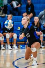 Kaitlyn VanRoekel had 13 digs against the Canton C-Hawks. Photos by Peterman Sports Photography • stevepeterman5@gmail.com