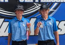 Ben Akin and Carter Langle medaled at the Vermillion Invite Sept. 7. Photo by Peterman Sports Photography • stevepeterman5@gmail.com