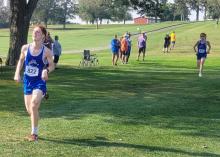 Dean Harkness is closely followed by teammate Austin Clercx at the Canton Invite Sept. 5. Photos by Kelly Riibe • times2reporter@gmail.com