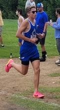 Mason Marx led the boys varsity team at the Beresford Invite Aug. 25. Photo by Kelly Riibe • times2reporter@gmail.com