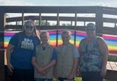 Girl Scout Troop 00196 had three move from Junior to Cadette level. Pictured are, from left, Brenda Sellers Co-Leader, Emma Sellers, Kaia Irlbeck and Amanda Beringer, Troop Leader. RyleeJo Donnelly is not pictured.  Submitted photo