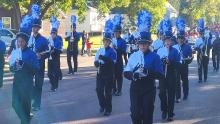 The Elk Point-Jefferson Marching Band went to Yankton, SD and won 2nd place in the March to the Meridian. Submitted photo