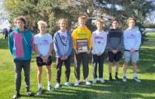 The Dakota Valley Boys Varsity Regional Champs and State Qualifiers 2023 were, from left, Michael Green, Jamison Gould, Jack Brown, Joe Cross, Geoff Nelson, Brayden Karkalik and Colten Wright. Photo by Kelly Riibe • times2reporter@gmail.com