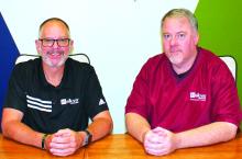 Kevin Connelly and Ben Baldwin started Balcon Enterprises 20 years ago. They are celebrating this milestone with their employees and the community with an Open House on Sept. 30. Photo by Beth Hutcheson • times1reporter@gmail.com