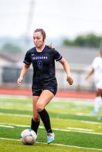 Izzy Mijangos scores the last goal for the Panthers against Garretson Sept. 9. Photo by Peterman Sports Photography stevepeterman5@gmail.com