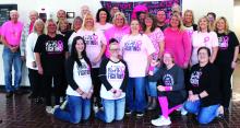 Every year in the month of October, employees of the Union County Courthouse dress up in pink to support Breast Cancer Awareness. Photo by Beth Hutcheson • times1reporter@gmail.com