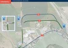 Stockwell Engineering, in correlation with the South Dakota Department of Transportation, Felsburg, Holt & Ullevig and WSB, presented the alternative bypass rendering at the Open House Monday, Oct. 30. All images are proposed at this time. Submitted rendering